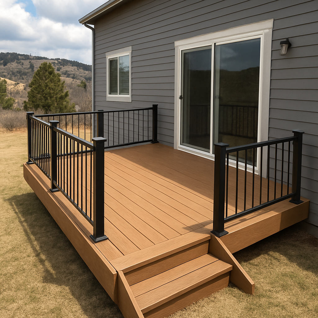 10 x 16 backyard deck